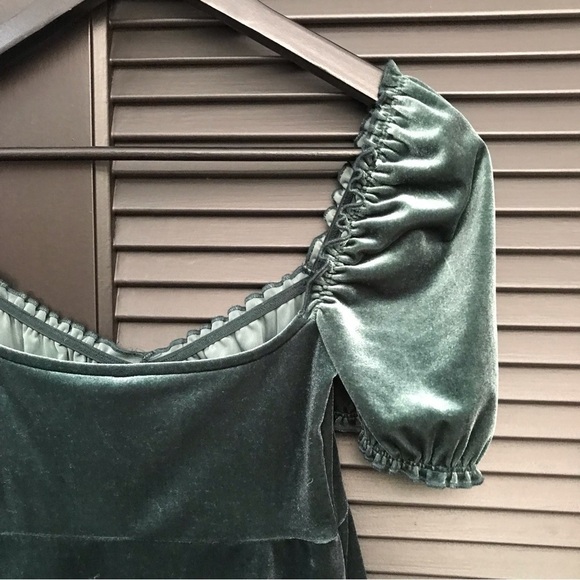 Urban Outfitters Cassandra Whimsigoth Fairycore Mini Dress, Velvety, Size XS - Picture 8 of 12